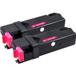 2 stück Dell 593-10315 / 593-10323 (FM067) magenta XL toner (Ink Hero)