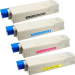 4 stück OkiData C5650 / C5750 XL toner (Ink Hero)