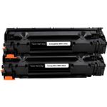 2 stück HP 36A (CB436A) schwarz toner (Ink Hero)