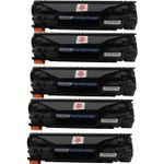 5 stück HP 35A (CB435A) schwarz toner (Ink Hero)