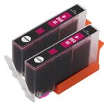 2 stück HP 364XL (CB324EE) magenta XL tintenpatronen (Ink Hero)