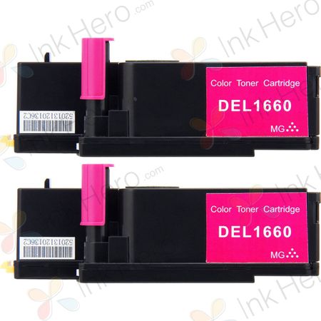 2 stück Dell 593-11033 (8WNV5) magenta toner (Ink Hero)