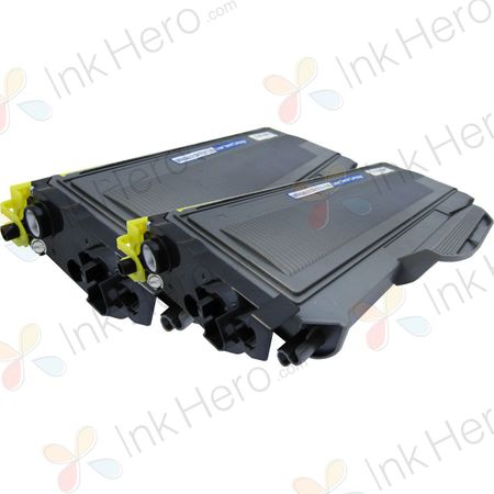 2 stück Brother TN2120 schwarz XL toner (Ink Hero)