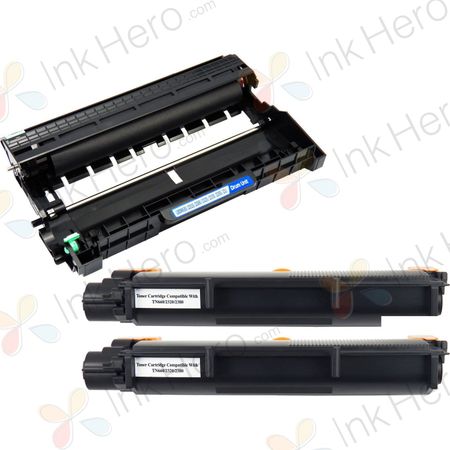 3 stück Brother TN2320 / DR2300 XL toner & trommel (Ink Hero)