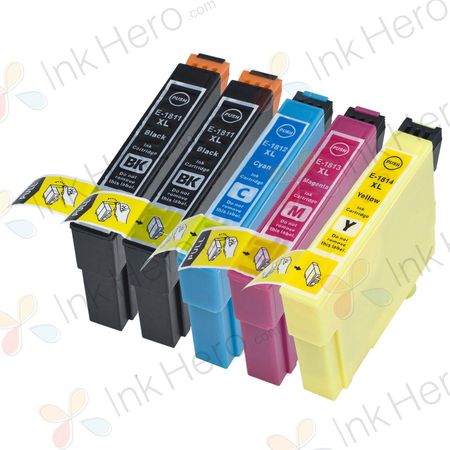 5 stück Epson 18XL XXL tintenpatronen (Ink Hero)