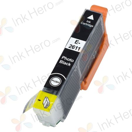 Epson 26XL schwarz foto XL tintenpatrone (Ink Hero)