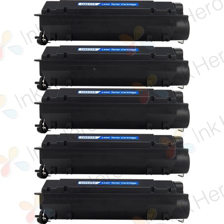 5 stück HP 55X (CE255X) schwarz XL toner (Ink Hero)