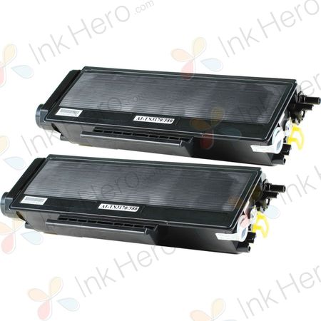 2 stück Brother TN3170 (TN3130) schwarz XL toner (Ink Hero)