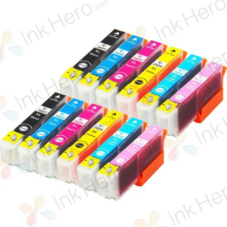 12 stück Epson 24XL tintenpatronen (Ink Hero)