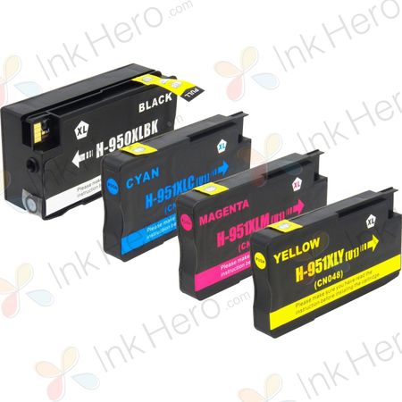 4 stück HP 950XL & 951XL XL tintenpatronen (Ink Hero)