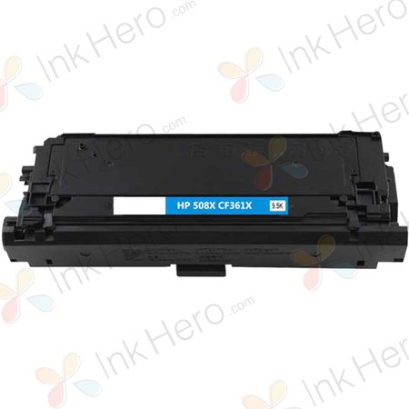 HP 508X (CF361X) cyan XL toner (Ink Hero)