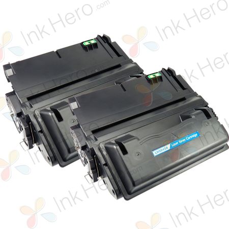 2 stück HP 45A (Q5945A) schwarz toner (Ink Hero)