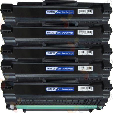 5 stück Samsung MLT-D1052L schwarz XL toner (Ink Hero)