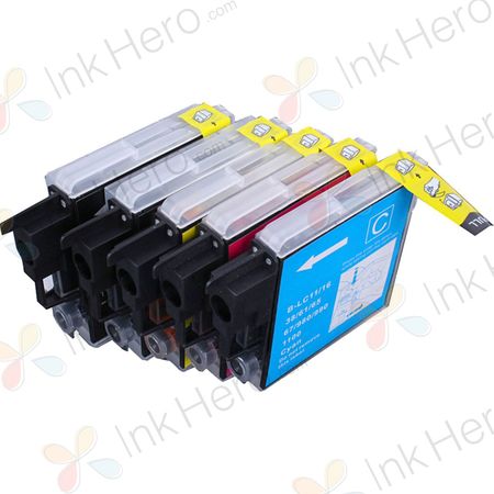 5 stück Brother LC1100 tintenpatronen (Ink Hero)