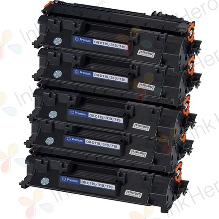 5 stück Canon 719 schwarz toner (Ink Hero)