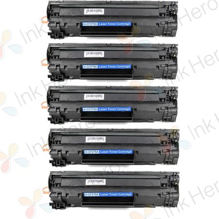 5 stück HP 79A (CF279A) schwarz toner (Ink Hero)