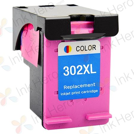 HP 302XL (F6U67AE) Tintenpatrone Farbe hohe Kapazität (Ink Hero)