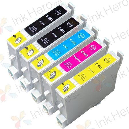 5 stück Epson T0556 tintenpatronen (Ink Hero)