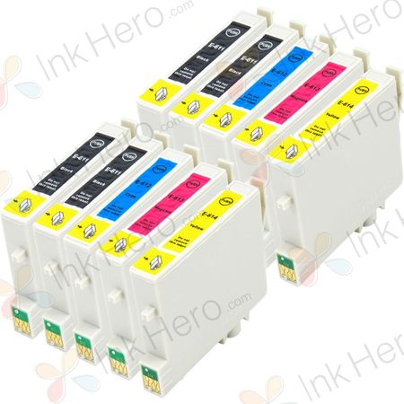 10 stück Epson T0615 tintenpatronen (Ink Hero)