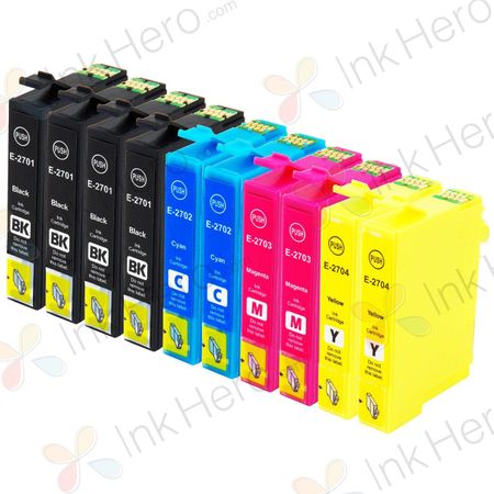 10 stück Epson 27 XL tintenpatronen (Ink Hero)