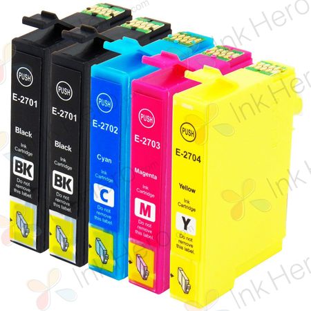 5 stück Epson 27 XL tintenpatronen (Ink Hero)