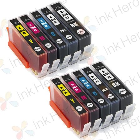 10 stück HP 364 XL tintenpatronen (Ink Hero)