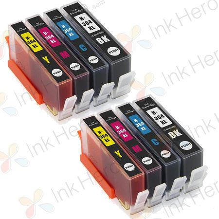 8 stück HP 364 XL tintenpatronen (Ink Hero)