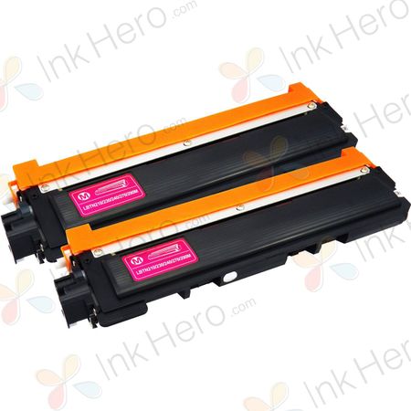 2 stück Brother TN230M magenta toner (Ink Hero)