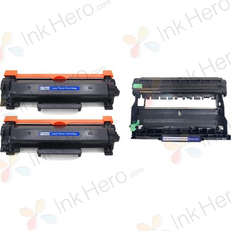 3 stück Brother TN2420 & DR2400 XL toner & trommel (Ink Hero)